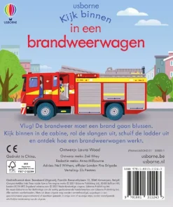 Uitgeverij Usborne Bekijk Alles^Kijk binnen In een brandweerwagen