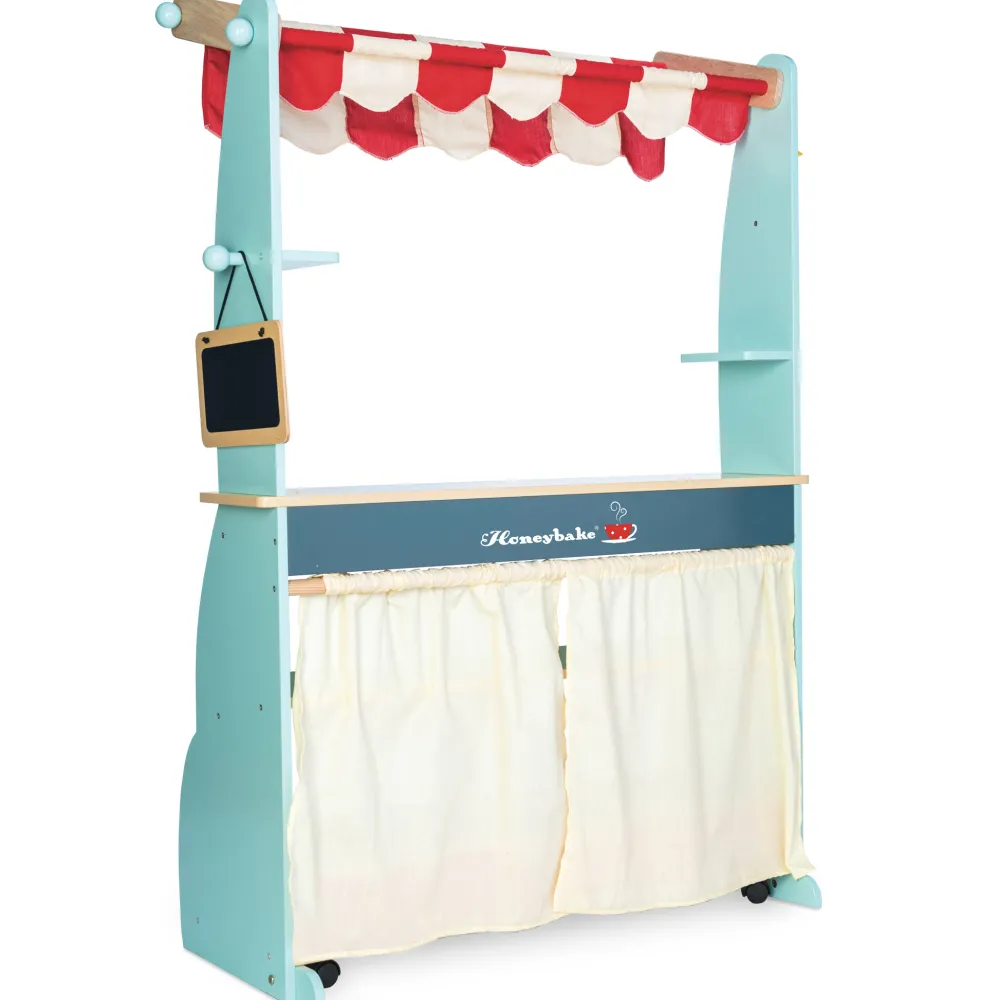 Le Toy Van Pretend Play / Rollenspel^Winkel en Café Kraam Hout