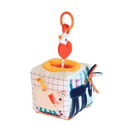 Lilliputiens Knuffelspeelgoed^Activiteitenkubus Boerderij met Geluid