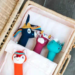 Lilliputiens Babyspeelgoed|Knuffelspeelgoed^Knijprammelaar Rosalie