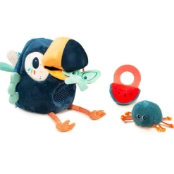 Lilliputiens Pablo^Knuffel Activiteitenvogel Pablo