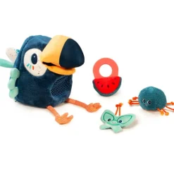 Lilliputiens Pablo^Knuffel Activiteitenvogel Pablo