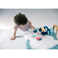 Lilliputiens Pablo^Knuffel Activiteitenvogel Pablo