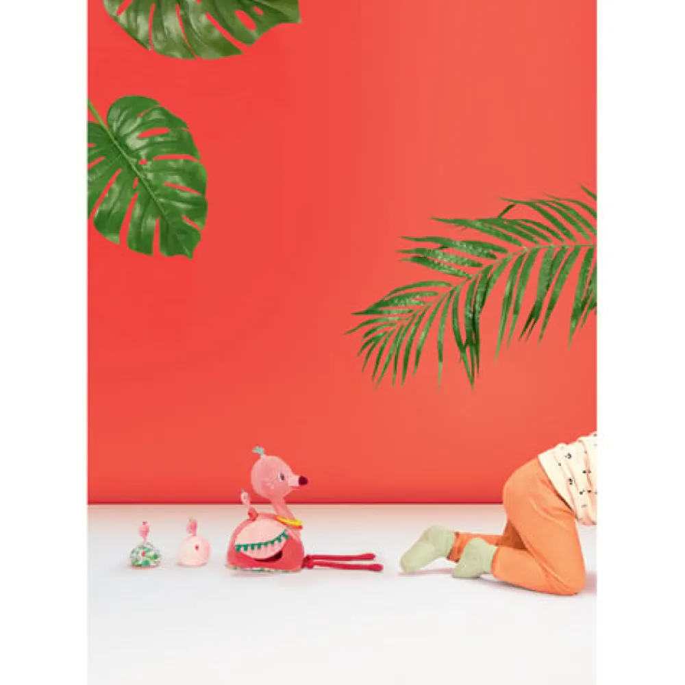 Lilliputiens Knuffelspeelgoed|Anaïs^Knuffel Flamingo Anaïs en haar Baby's
