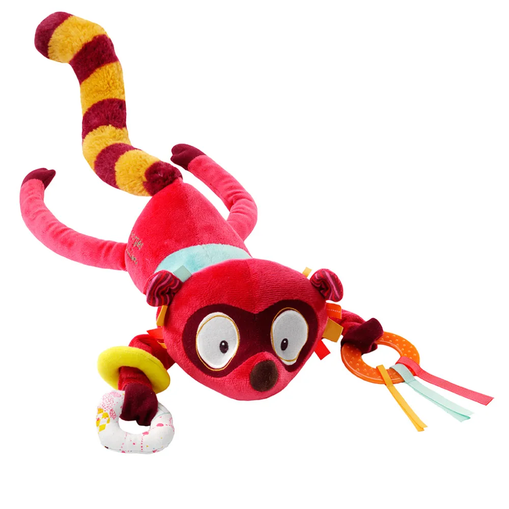 Lilliputiens Knuffelspeelgoed|Georges^Knuffel Maki Muzikale Georges