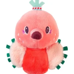 Lilliputiens Babyspeelgoed|Anaïs^Mini Rammelaar Anaïs de Flamingo