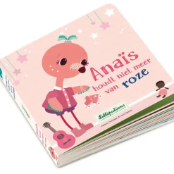 Lilliputiens Anaïs|Prentenboeken^Omkeerboek Anaïs houdt niet meer van roze NL