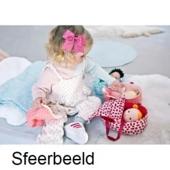 Lilliputiens Babyspeelgoed^Pop Agathe met Reiswieg