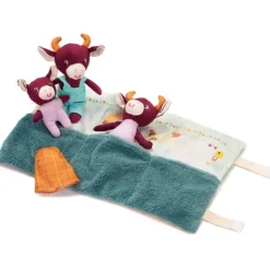 Lilliputiens Babyspeelgoed^Speelset Minipersonages Het Gezin van Rosalie de Koe