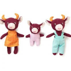 Lilliputiens Babyspeelgoed^Speelset Minipersonages Het Gezin van Rosalie de Koe