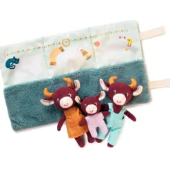 Lilliputiens Babyspeelgoed^Speelset Minipersonages Het Gezin van Rosalie de Koe