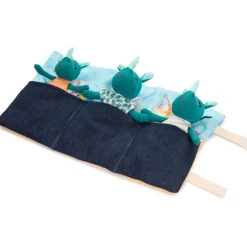 Lilliputiens Babyspeelgoed|Marius^Speelset Minipersonages Het Gezin van Marius de Neushoorn