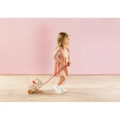 Lilliputiens Knuffelspeelgoed|Louïse^Trekfiguur Trekknuffel Louise het Eenhoorntje