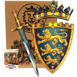 Liontouch Buitenspeelgoed^Lion Set 3-delig Zwaard/Schild/Kroon