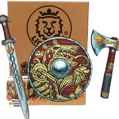 Liontouch Buitenspeelgoed^Viking Set Zwaard/Schild/Bijl
