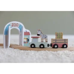 Little Dutch Treinen^Treinbaan Dieren Set Hout