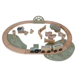 Little Dutch Treinen^Treinset Little Farm Hout