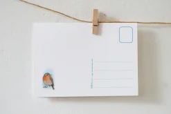 Lotte Drouen Wenskaarten^Ansichtkaart Knuffelende Vos, Beer en Muis