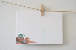 Lotte Drouen Wenskaarten^Ansichtkaart Picknick tussen de Bloemen