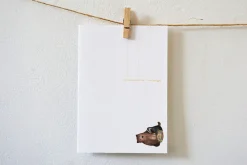 Lotte Drouen Wenskaarten^Ansichtkaart Beer, das en vos bedankt!