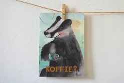 Lotte Drouen Wenskaarten^Ansichtkaart Koffie