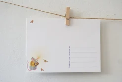 Lotte Drouen Wenskaarten^Ansichtkaart Sterren ophangen in de nacht