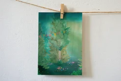 Lotte Drouen Wenskaarten^Wenskaart Lief Gezin met Vosjes