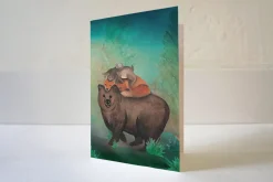 Lotte Drouen Wenskaarten^Wenskaart Stapeldieren