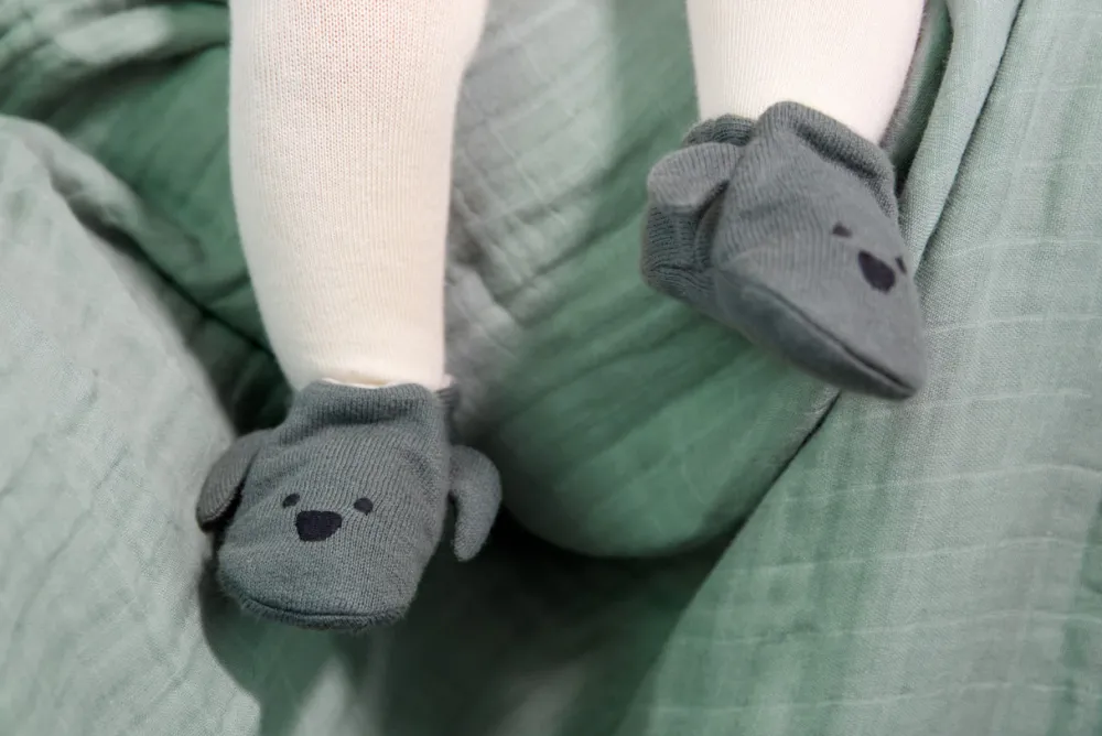 Lässig Kinderkleding^Baby Schoentjes Little Chums Dog One Size