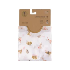 Lässig Kinderkleding^Babyslabbetje met Mouwen Little Mateys Spicy Orange