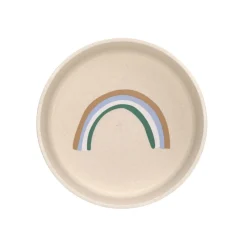 Lässig Kinderservies^Kinderschaaltje Happy Rascals Smile Sky Blue Cellulose