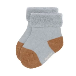 Lässig Kinderkleding^Terry Kindersokjes Light Blue Caramel Set 3-delig