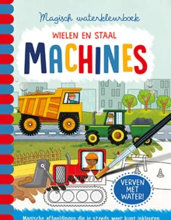 De Lantaarn Kleurboeken|Hobbyboeken^Magisch waterkleurboek - Machines