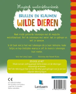 De Lantaarn Kleurboeken|Hobbyboeken^Magisch waterkleurboek - Wilde dieren