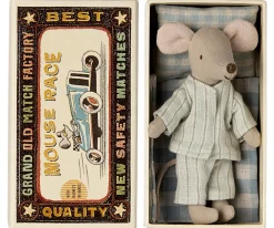 Maileg Muizen^Knuffelmuis Big Brother in Luciferdoosje