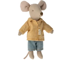 Maileg Muizen^Knuffelmuis Grote Broer Muis in Luciferdoosje Big Brother 13cm