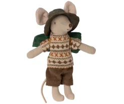 Maileg Muizen^Knuffelmuis Hiker Big Brother 13cm