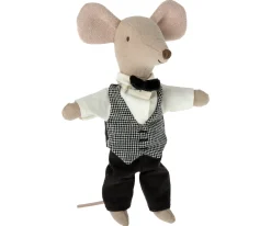 Maileg Muizen^Knuffelmuis Ober 15cm