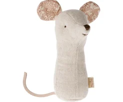 Maileg Babyspeelgoed|Knuffelspeelgoed^Knuffelrammelaar Lullaby Friends Muis Nature