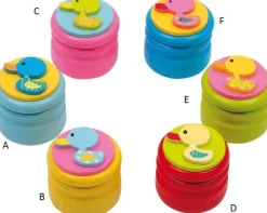 Small Foot Kleine Cadeautjes|Kraamcadeaus^Melktanddoosje Eendje Hout