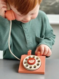 Mentari Pretend Play / Rollenspel^Ring Ring Telefoon Hout