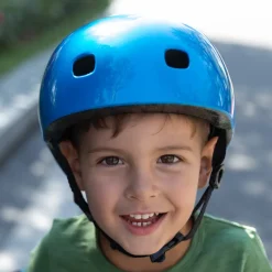 Micro Step Steppen^Helm Deluxe Blauw Metallic