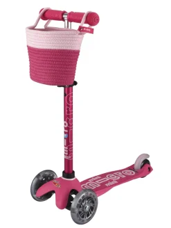 Micro Step Steppen^Mandje Stepmandje Katoen Roze