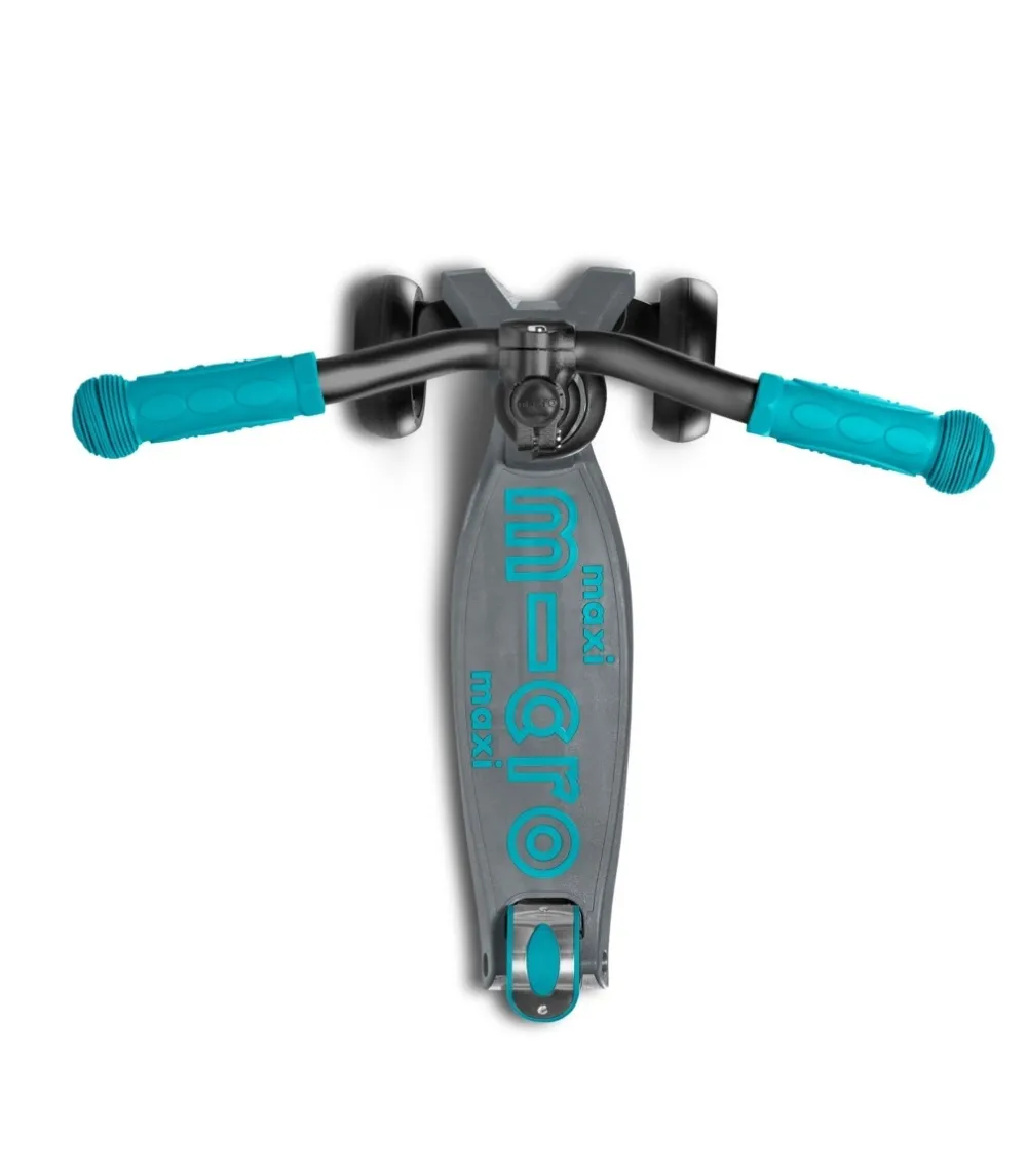 Micro Step Steppen|Buitenspeelgoed^Maxi Deluxe PRO Grijs Aqua