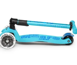Micro Step Steppen^Maxi Deluxe Inklapbaar Blauw Led