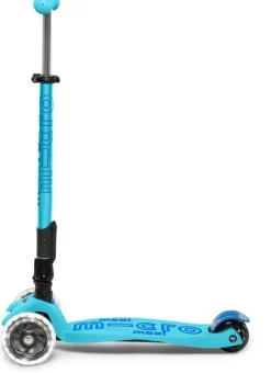 Micro Step Steppen^Maxi Deluxe Inklapbaar Blauw Led