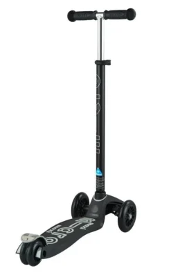 Micro Step Steppen|Buitenspeelgoed^Maxi Deluxe Zwart Grijs