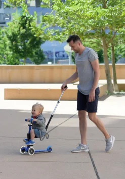 Micro Step Steppen^Micro Mini Deluxe 3in1 Push Blauw LED