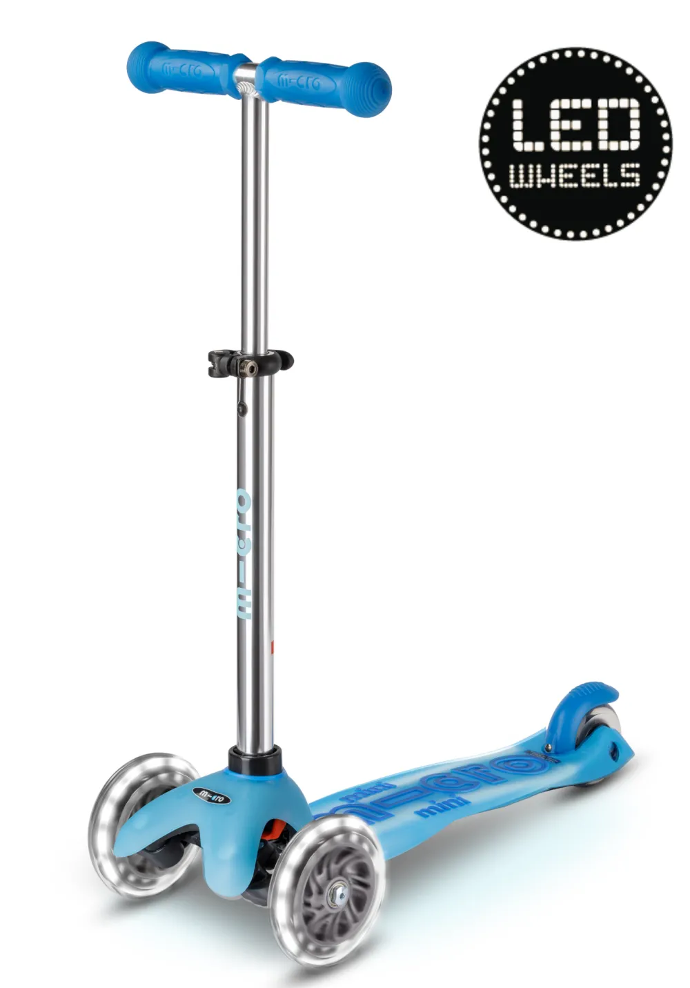 Micro Step Steppen^Mini Micro Deluxe Glow LED Plus Arctic Blue