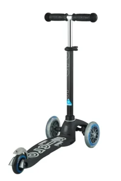 Micro Step Steppen|Buitenspeelgoed^Mini Deluxe Zwart Led